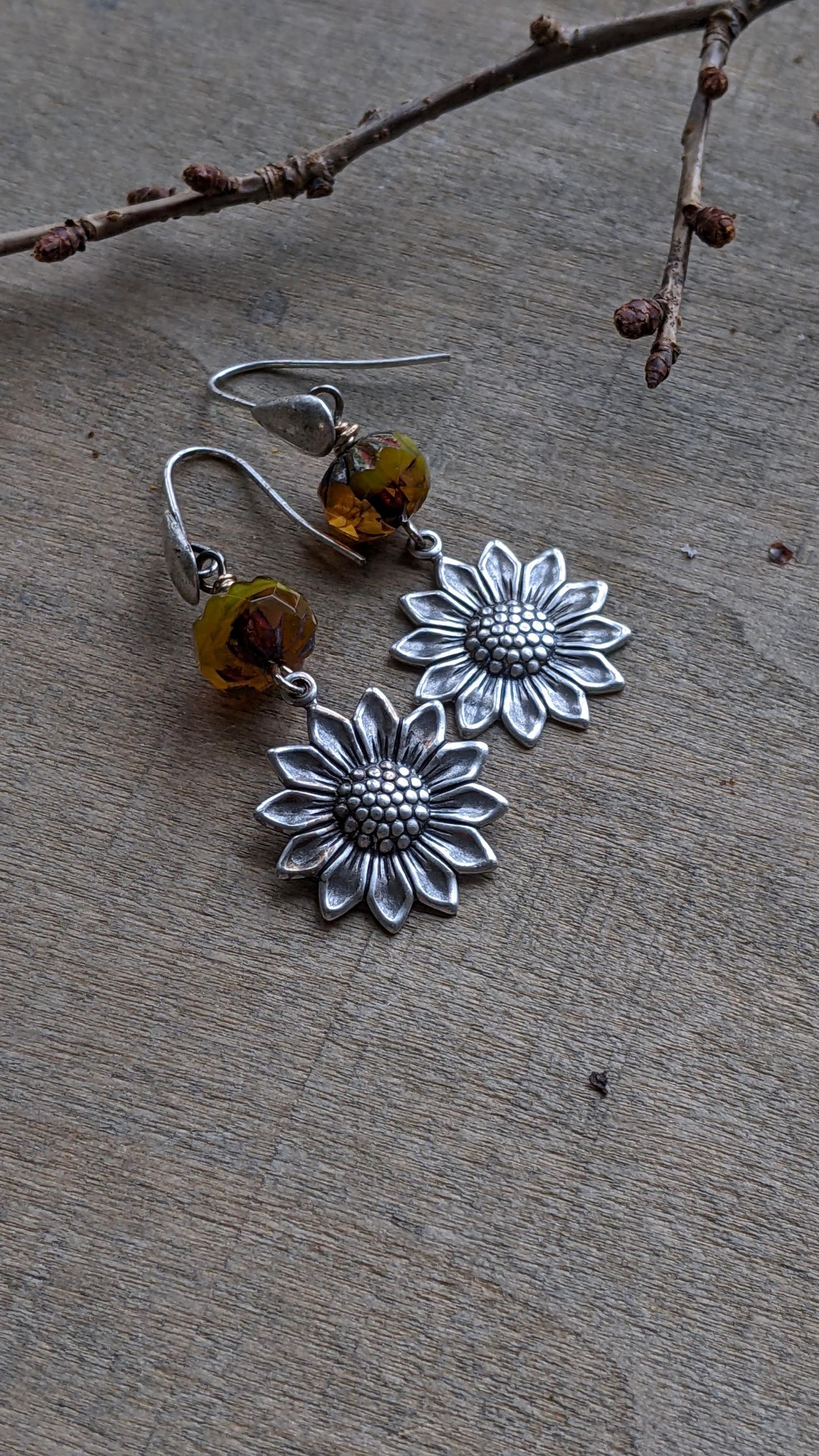 Sunflower Earrings Sunny Days