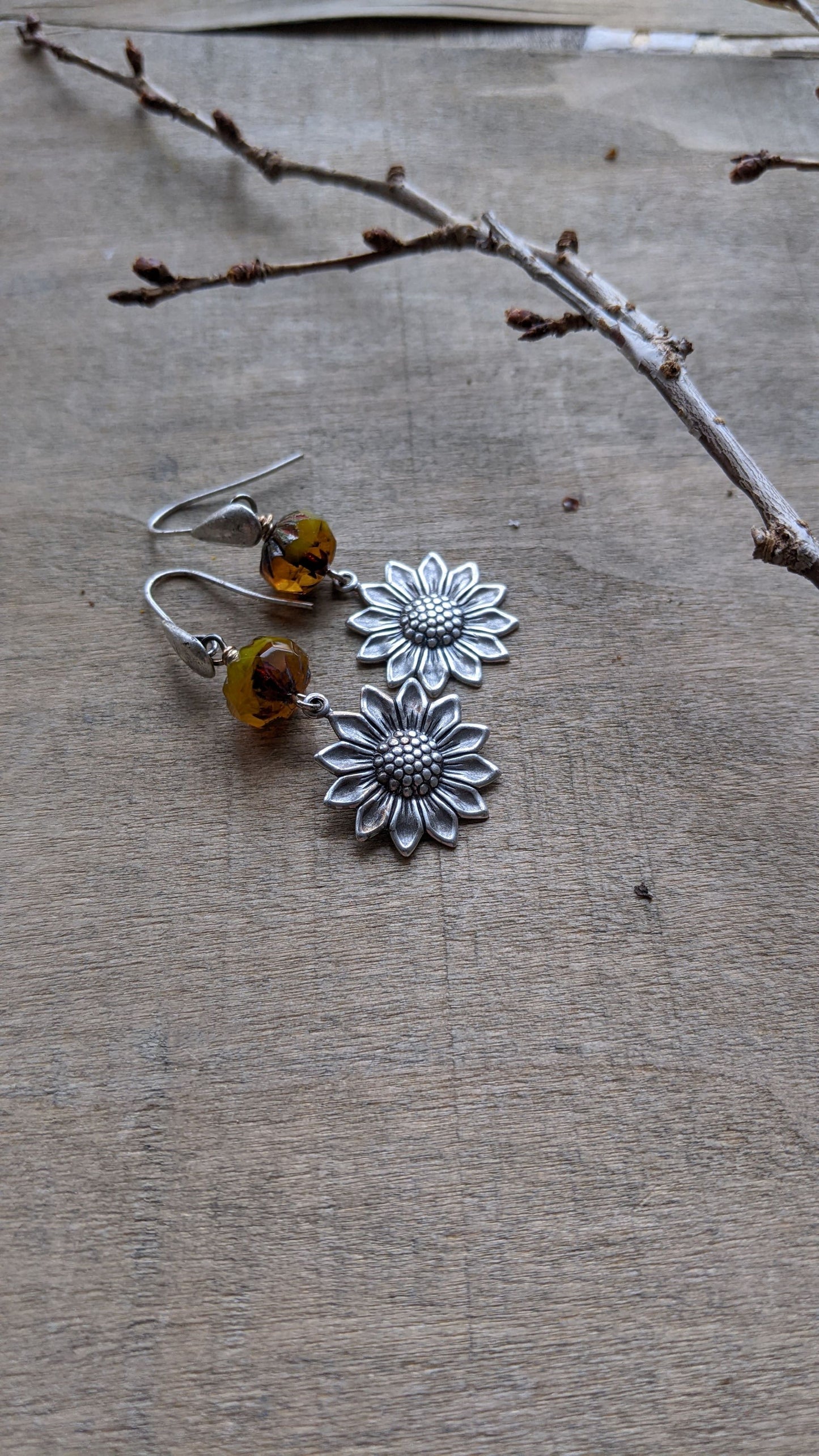 Sunflower Earrings Sunny Days
