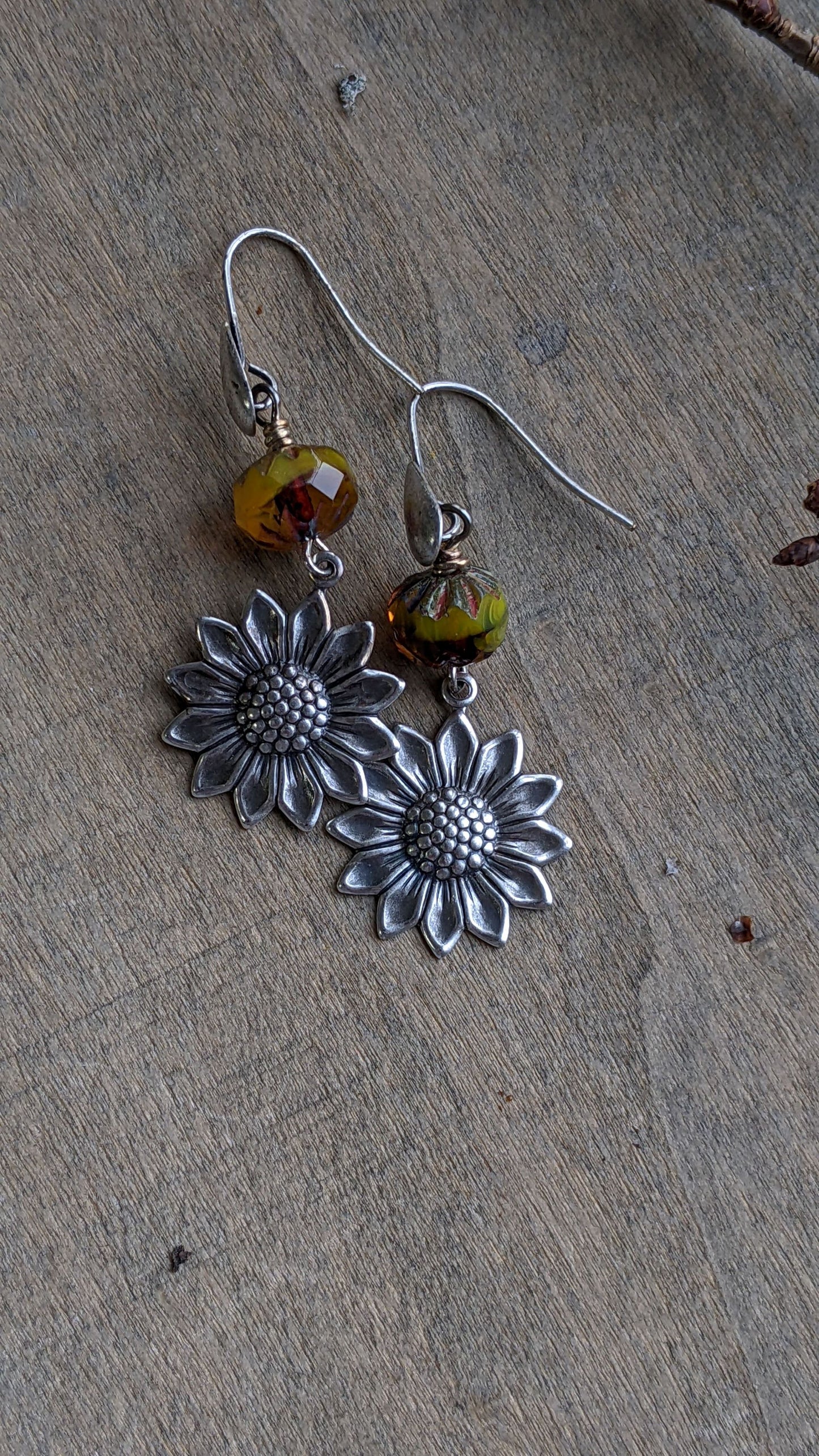 Sunflower Earrings Sunny Days