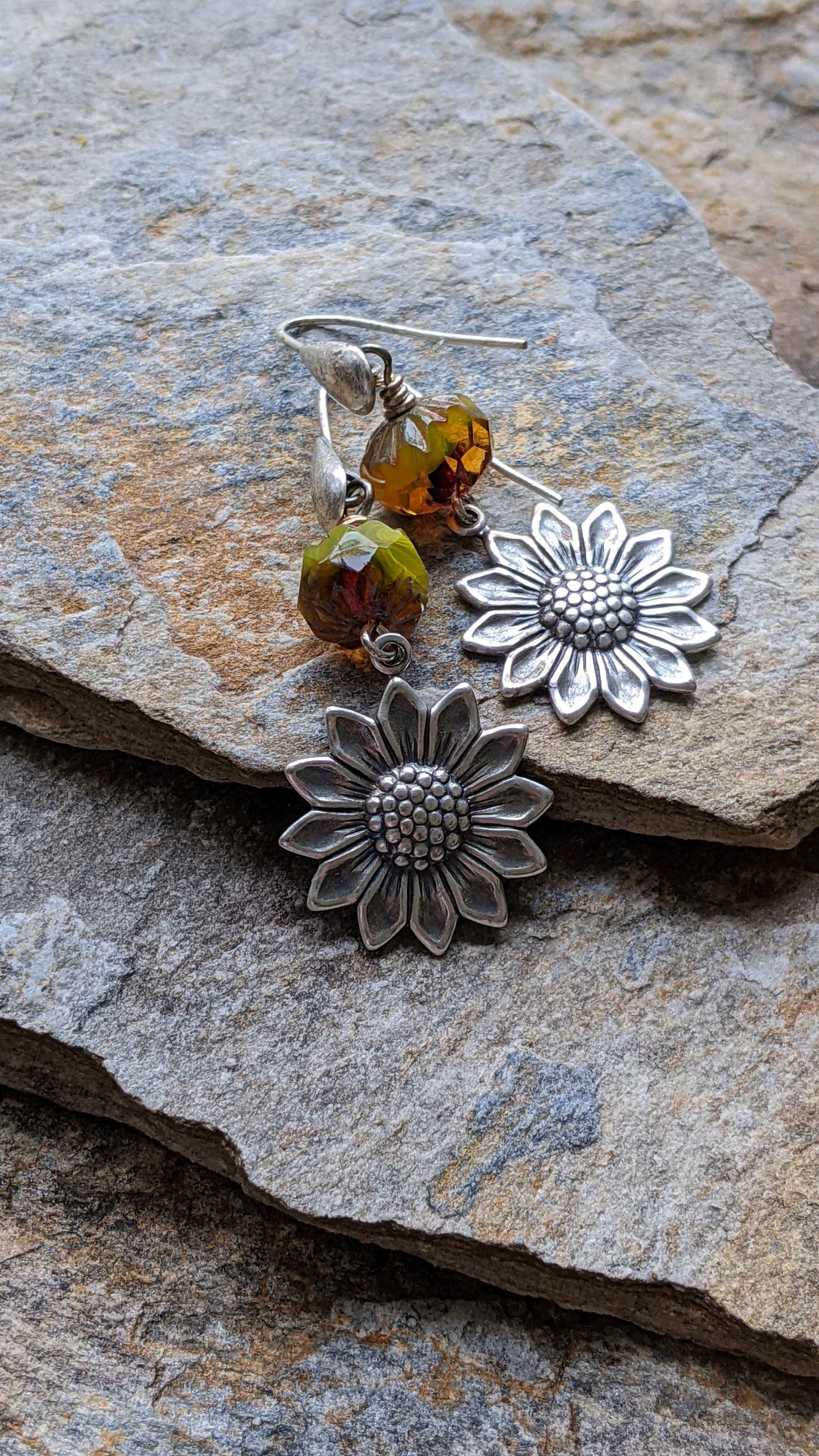 Sunflower Earrings Sunny Days