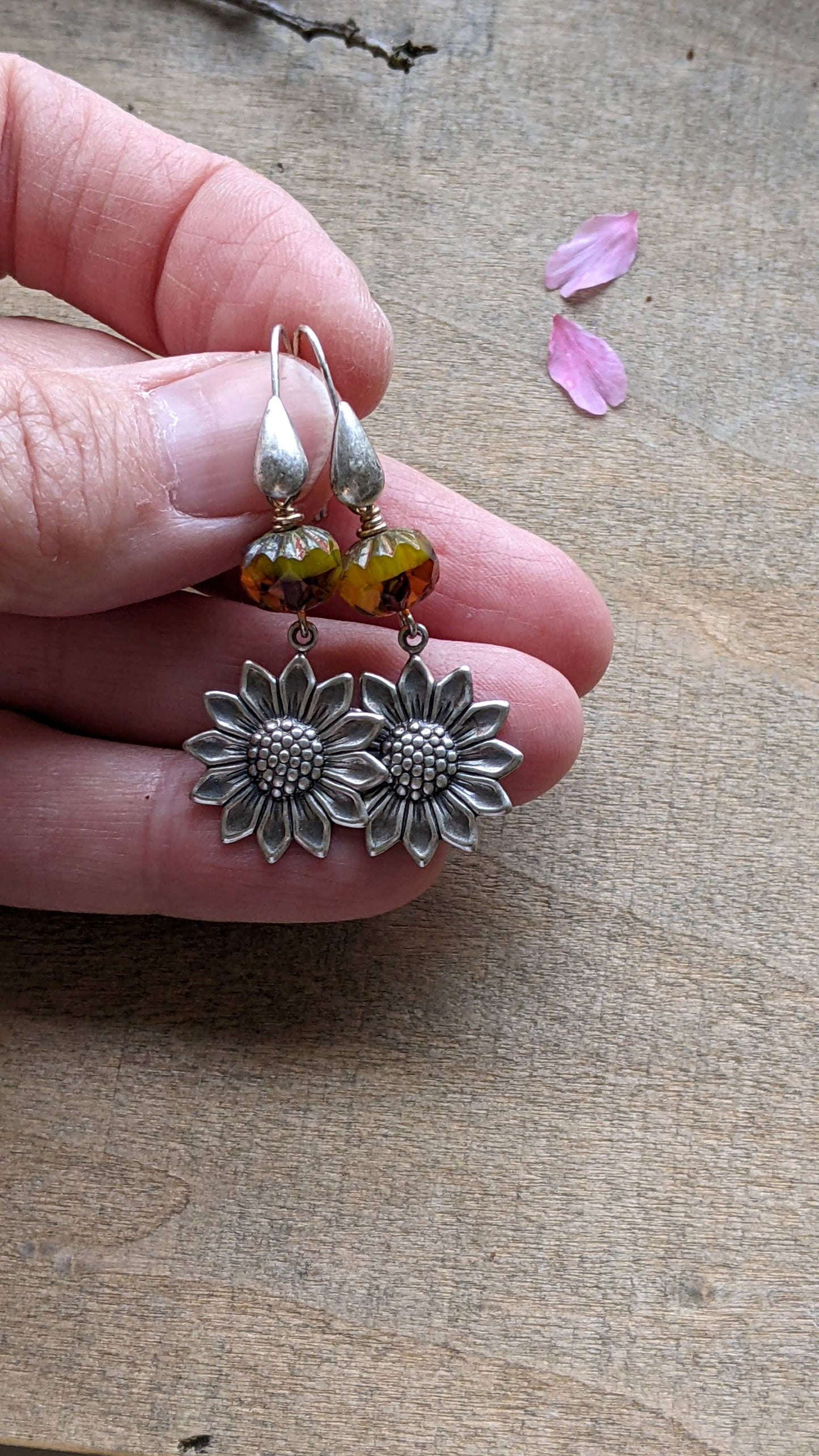 Sunflower Earrings Sunny Days