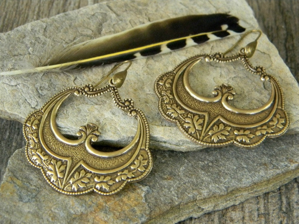 Hoop Earrings Brass