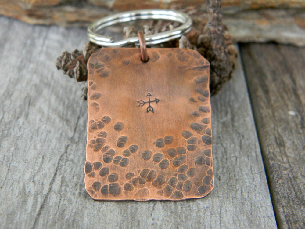 Key Ring Small Crossed Arrows