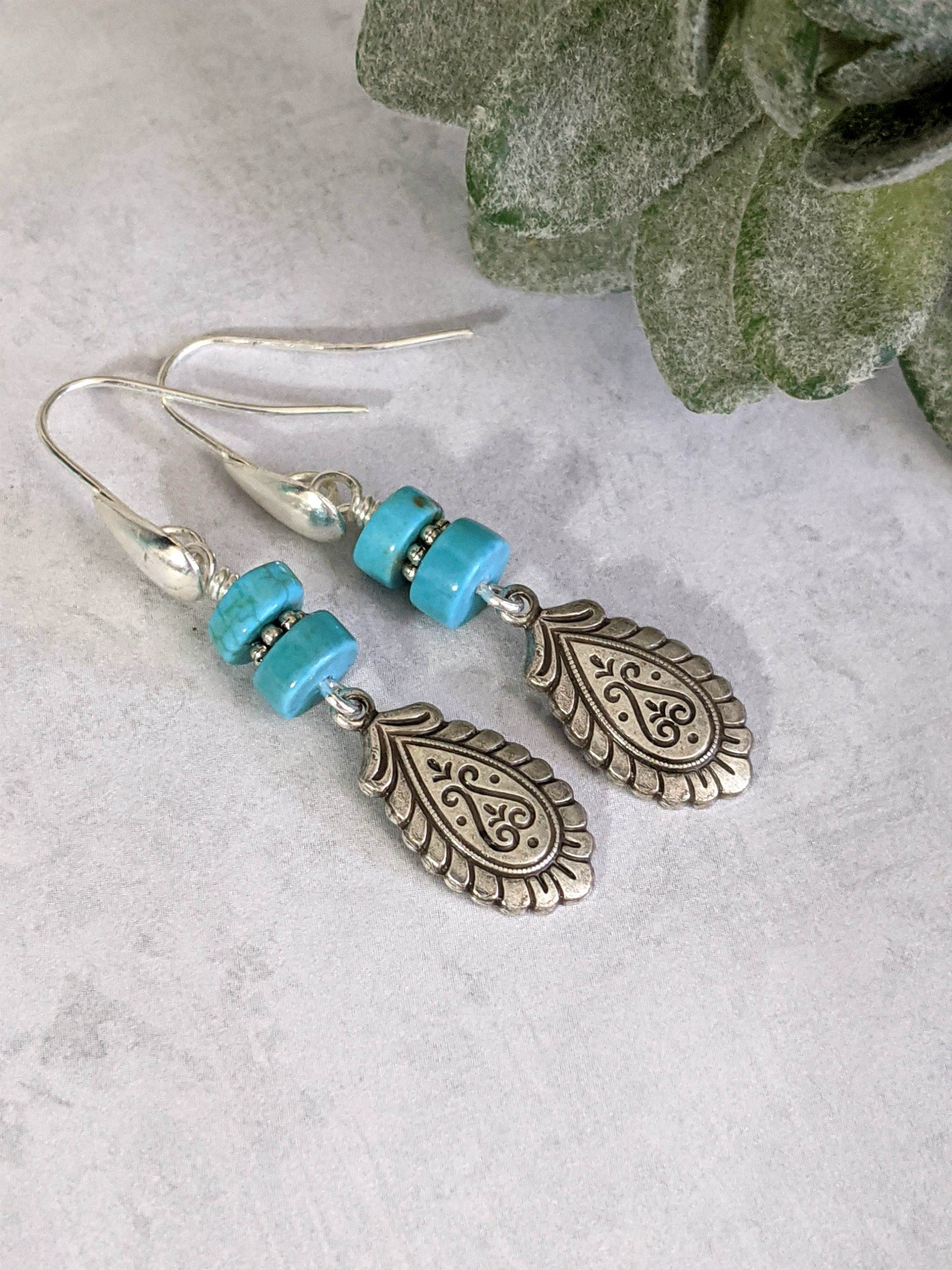 Turquoise Earrings Delicate