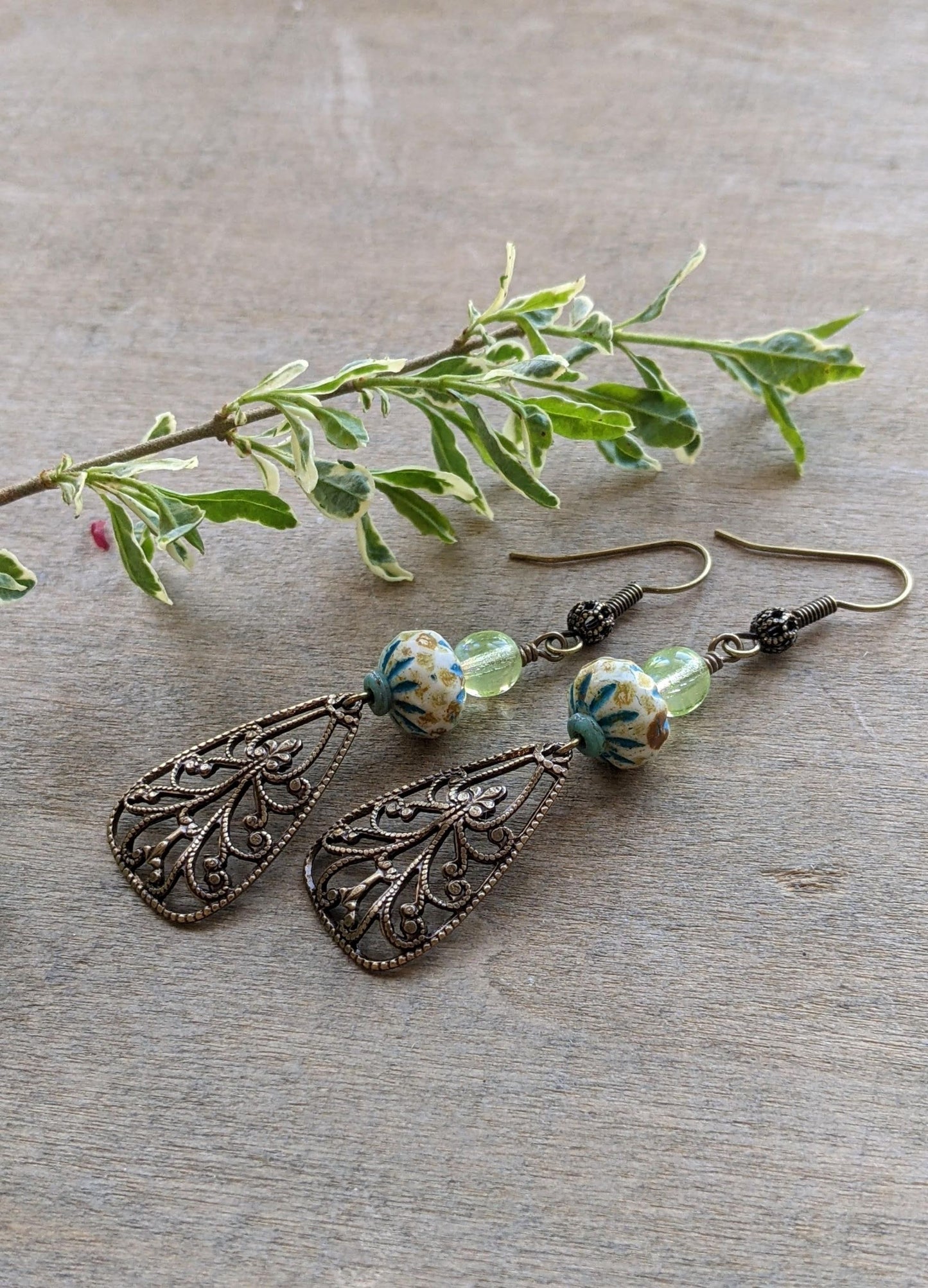 Summer Day Filigree Earrings