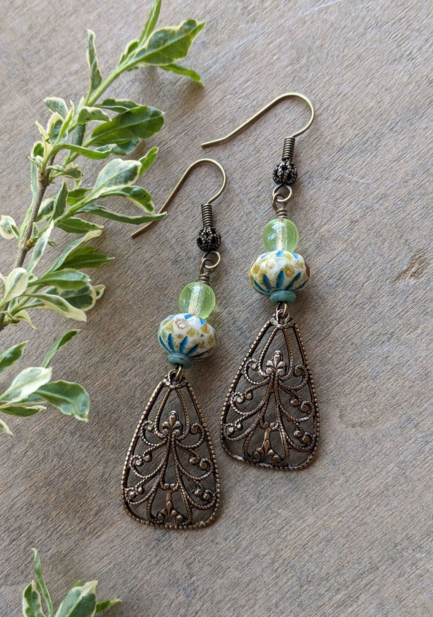 Summer Day Filigree Earrings