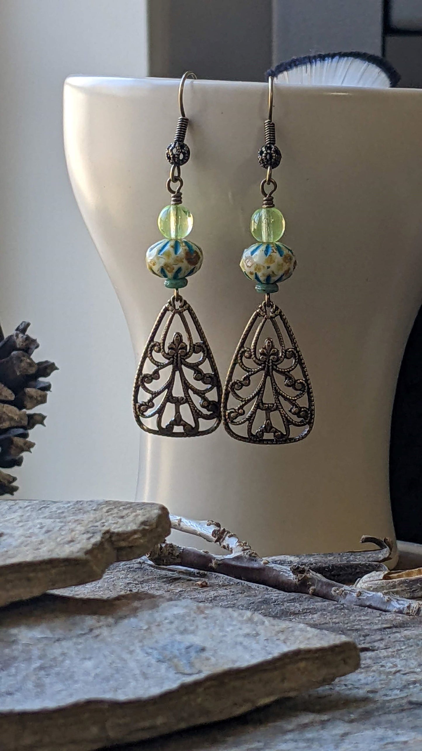 Summer Day Filigree Earrings