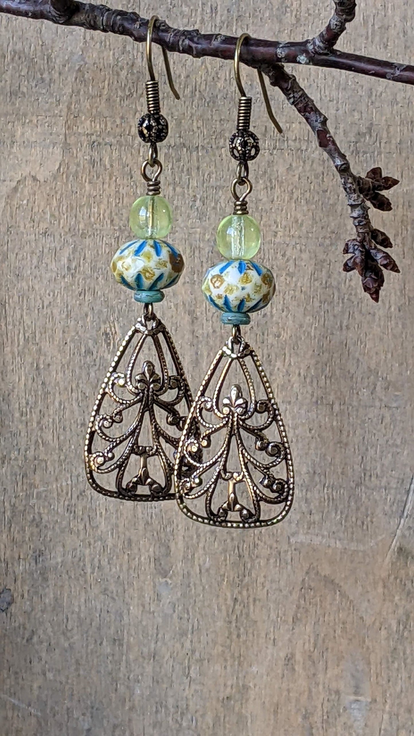 Summer Day Filigree Earrings