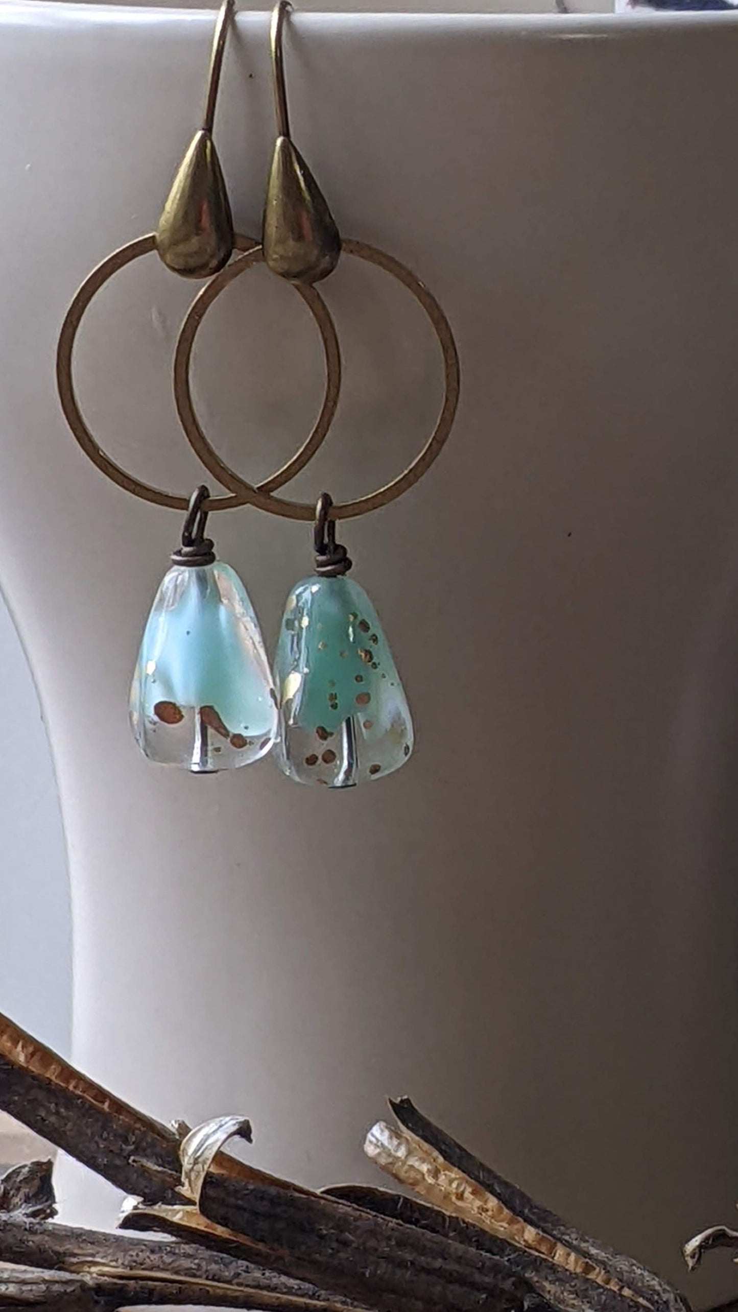 Design Your Own Pair of Earrings ~ Glass and Brass