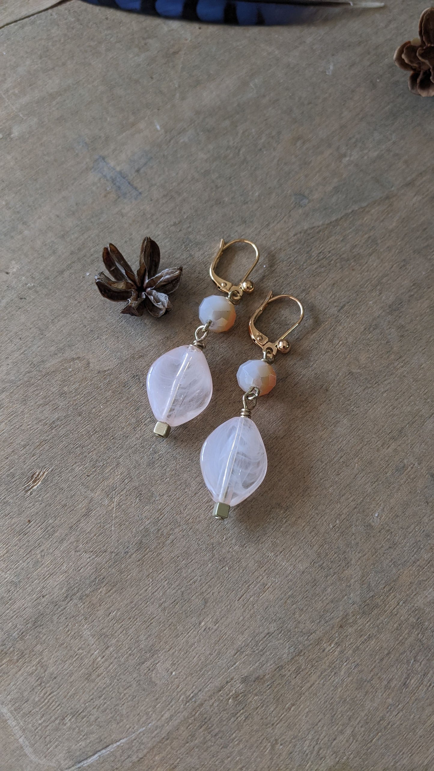 Soft Shades Earrings ~ Resin