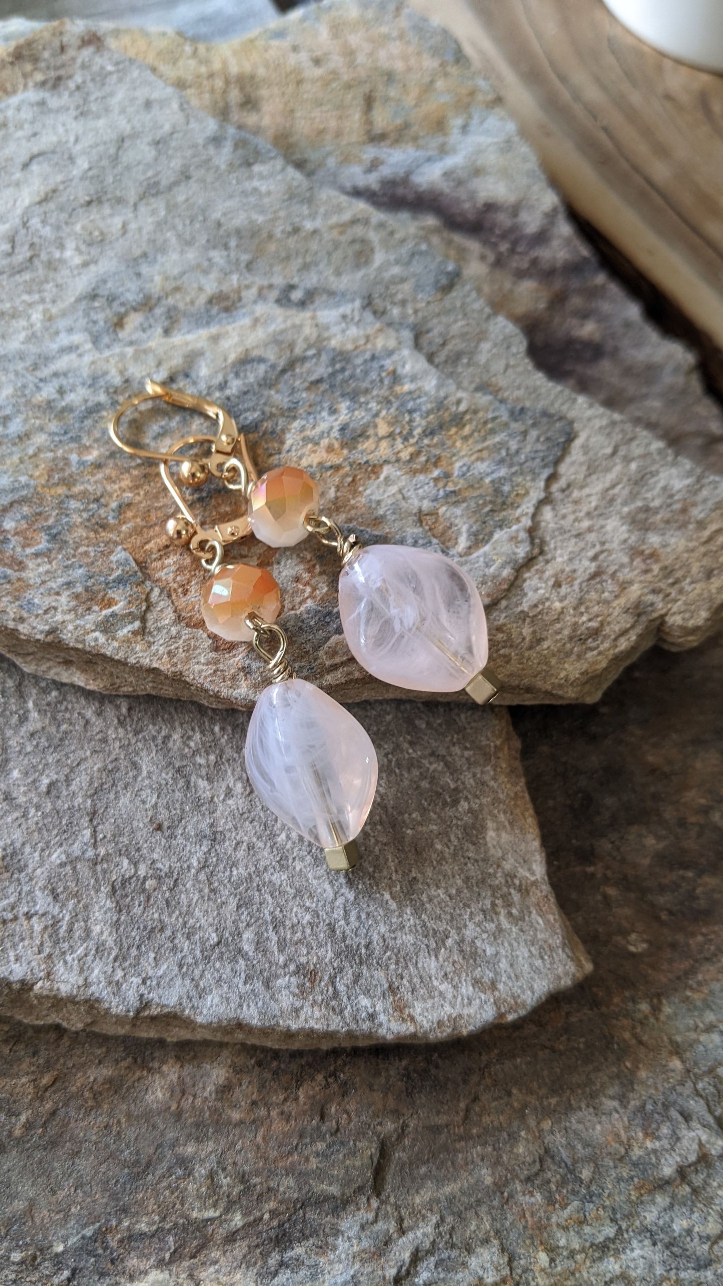 Soft Shades Earrings ~ Resin