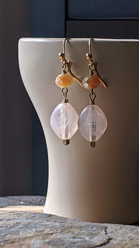 Soft Shades Earrings ~ Resin