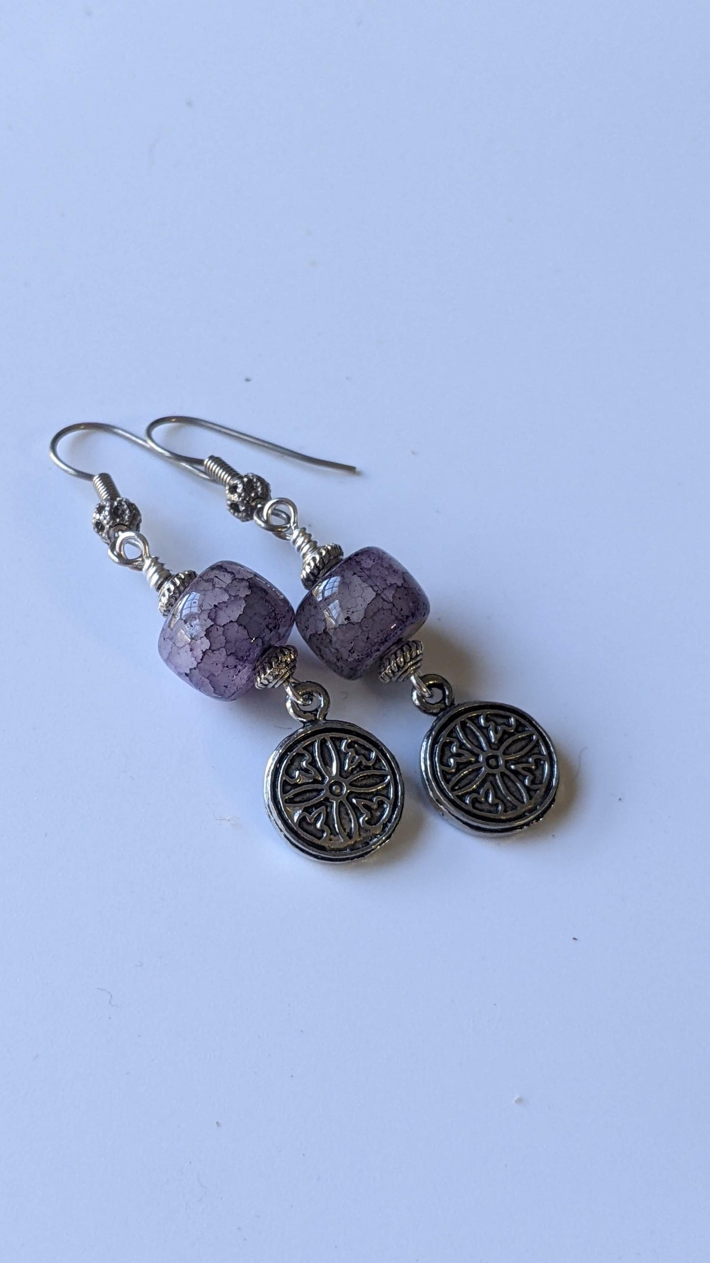 Purple Quartz Earrings