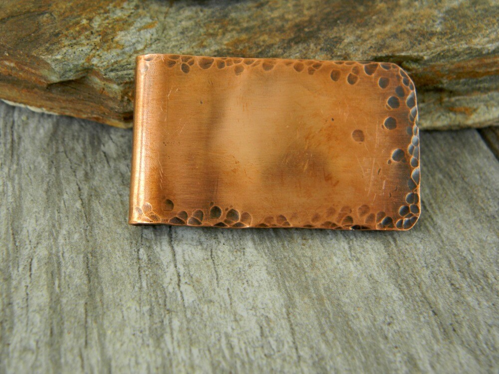 Money Clip Distressed Copper