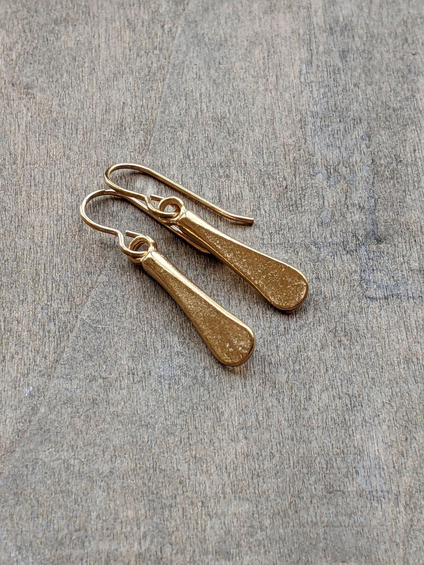 Paddle Earrings Minimal Jewelry