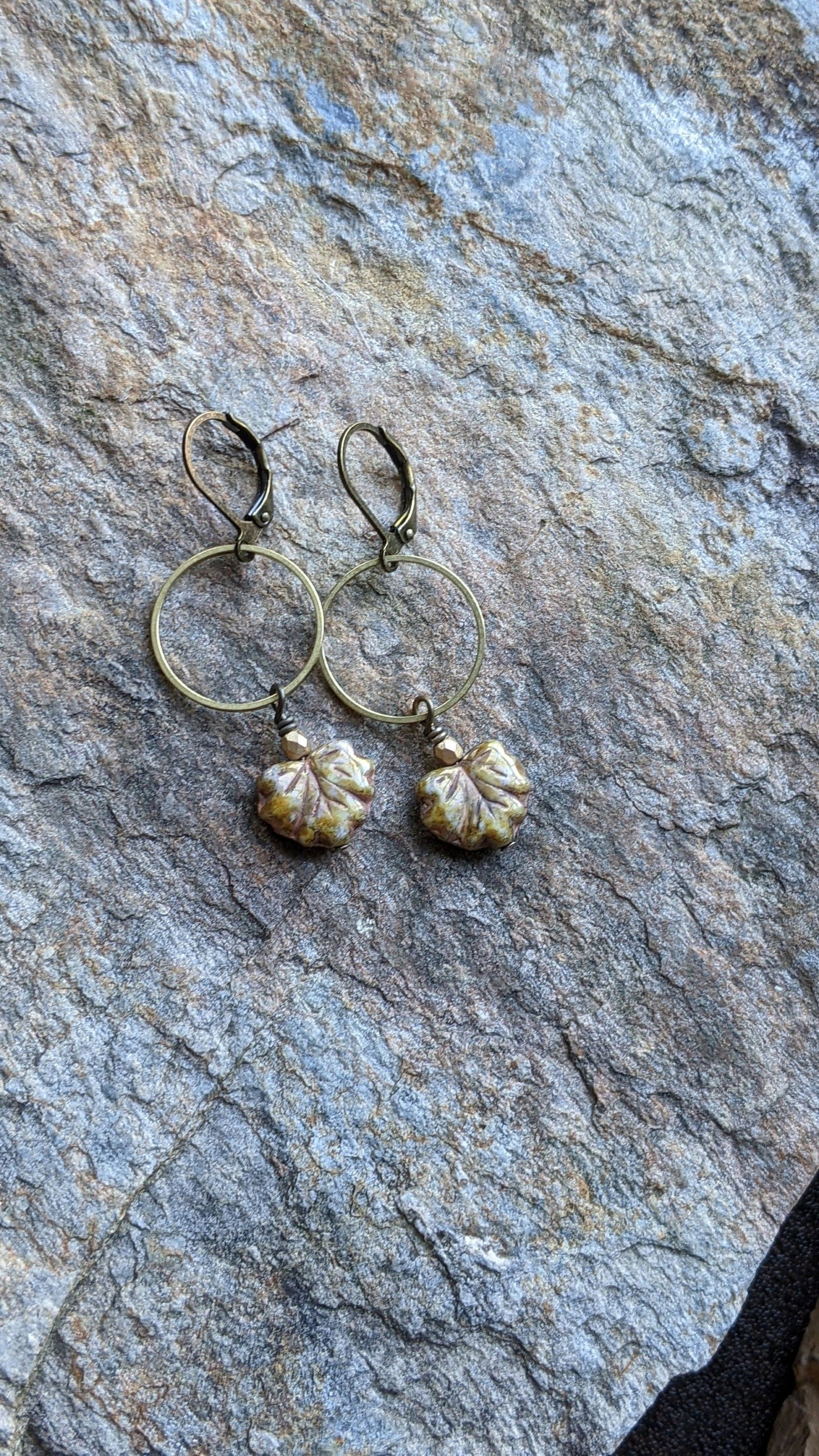 Maple Leaf Dangle Earrings