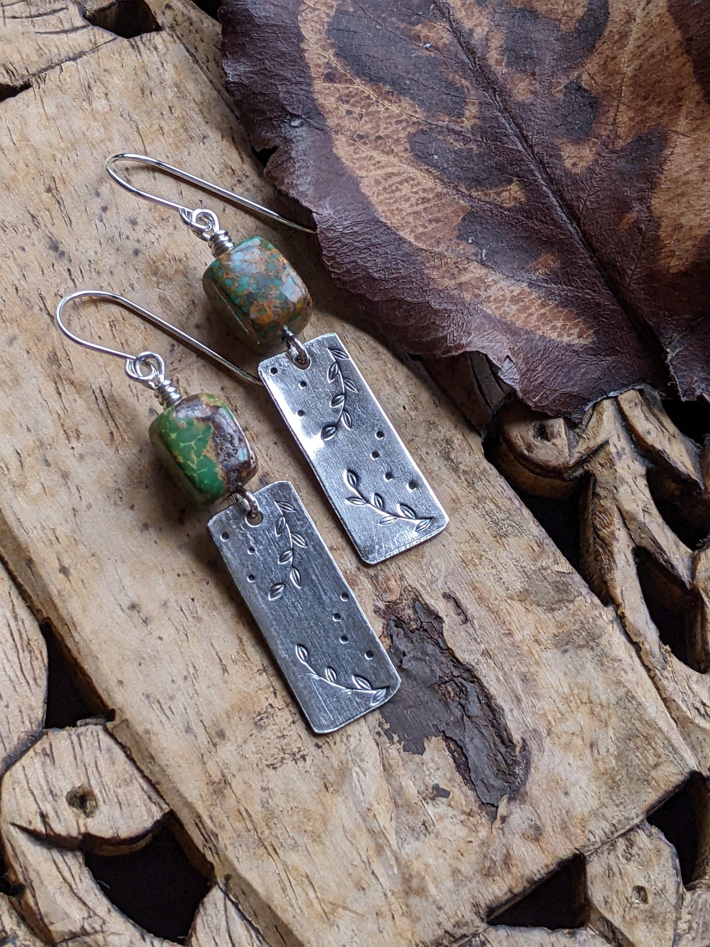 Sterling silver and Turquoise Earrings