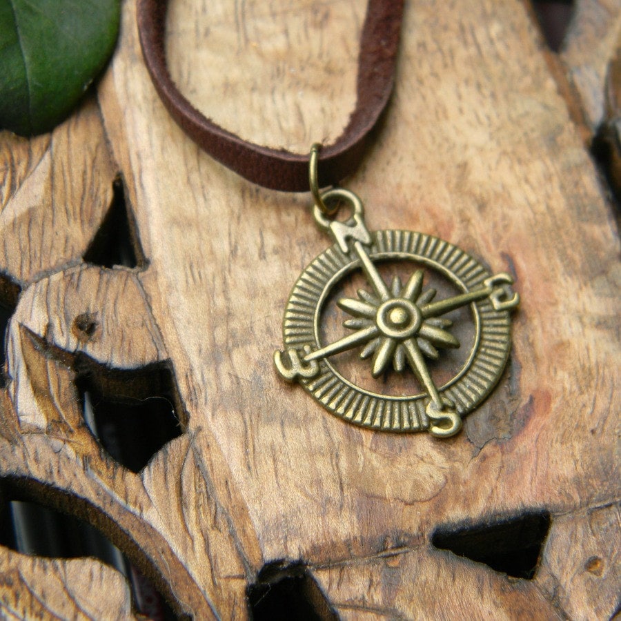 Men's Necklace Compass