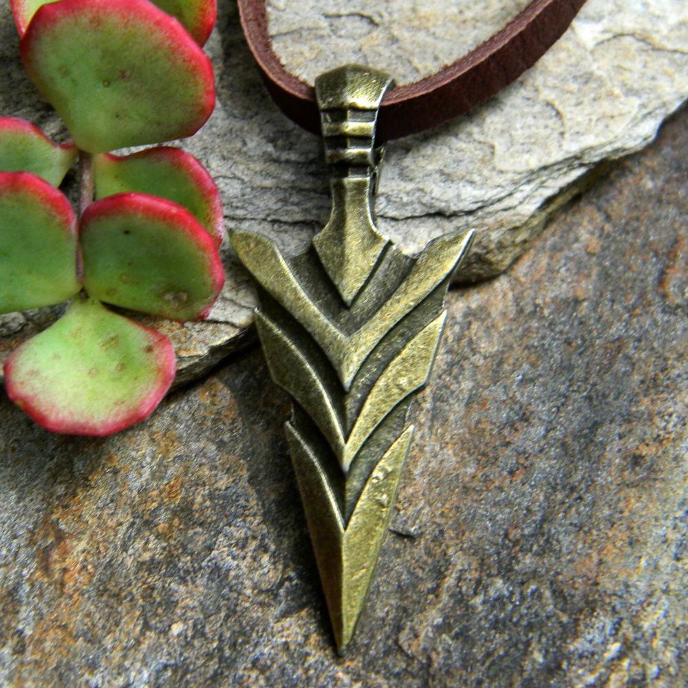 Men's Arrowhead Necklace